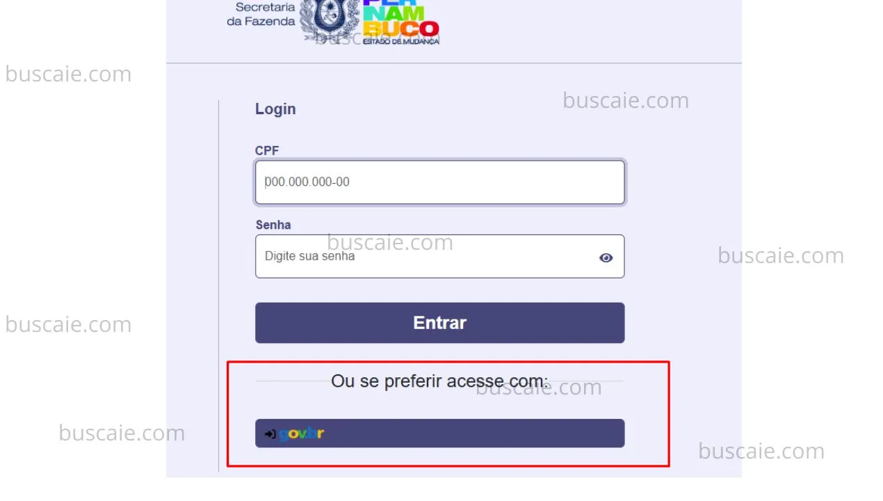 Consulta inscrição estadual Pernambuco
